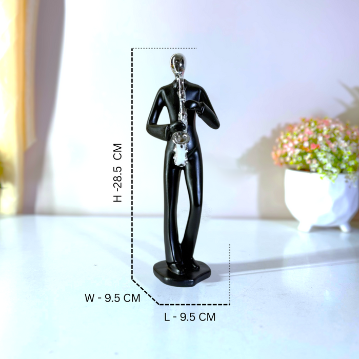 Resin Musical Trio Figurines Set - Premium Handcrafted Showpiece by The Decor Paradise