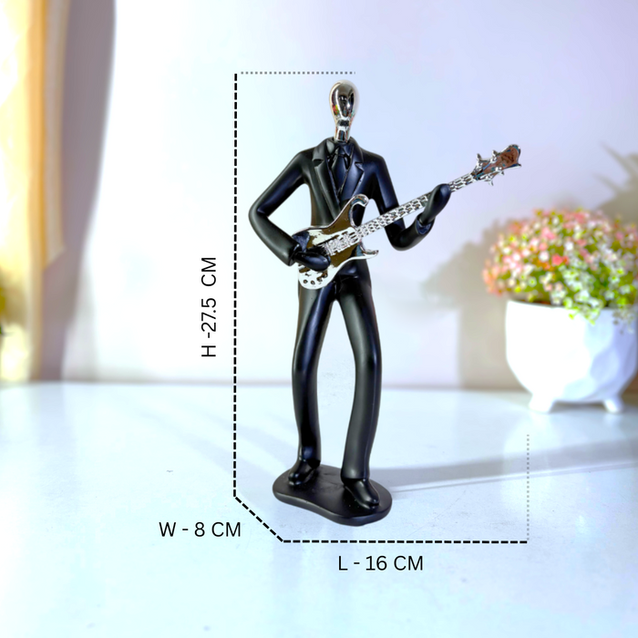 Resin Musical Trio Figurines Set - Premium Handcrafted Showpiece by The Decor Paradise