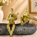 Modern Golden Music Band Decorative Statue