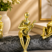 Elegant Musician Showpiece with Stone Base Decoration