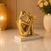Luxury Gold Abstract Family Showpiece for Living Room