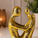 Abstract Parent and Child Sculpture for Home and Office