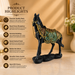 Luxury Black Horse Figurine for Modern Home Interiors