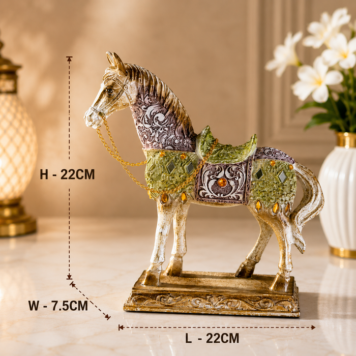 Royal Horse Table Decor Showpiece | The Decor Paradise