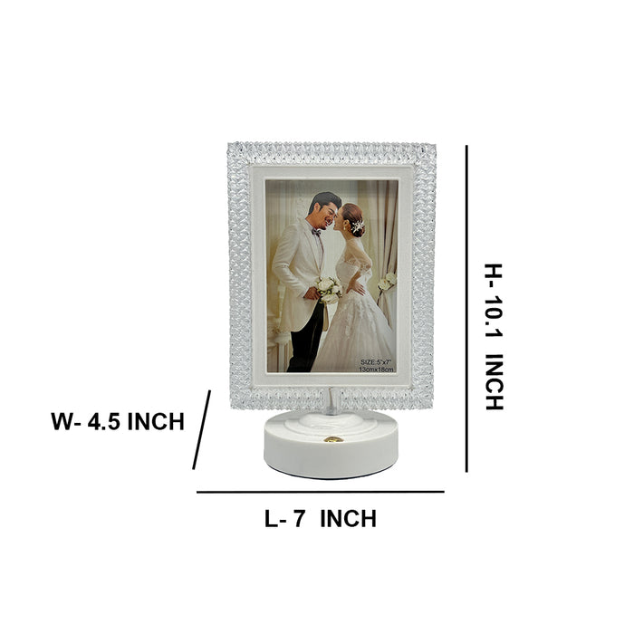 Luxury LED Crystal Photo Frame – Illuminated Decorative Picture Frame
