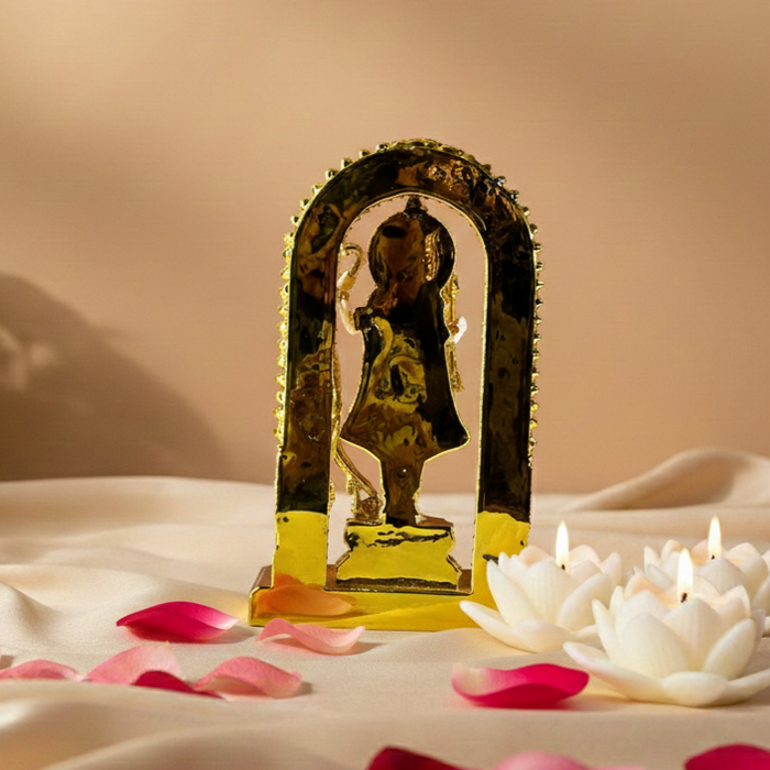 White and Gold Shri Ram Lalla Statue | Divine Resin Baby Lord Ram Idol for Home Temple & Puja Altar | Spiritual Gift (20.5 cm)