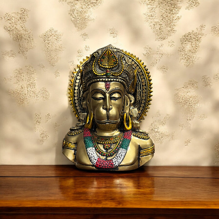 Exquisite Meditating Hanuman Idol – Handcrafted Masterpiece for Spiritual Bliss