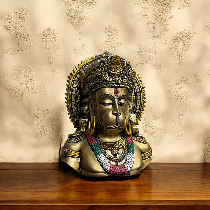 Exquisite Meditating Hanuman Idol – Handcrafted Masterpiece for Spiritual Bliss