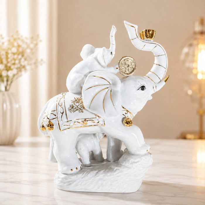 Luxury Elephant Figurine for Home Decor and Gifting