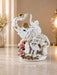Decorative Elephant Family Sculpture with size