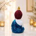 Blue Robe Meditating Baby Buddha Resin Showpiece (9.8 Inch) - View 4