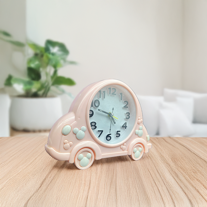 Pastel Car-Shaped Alarm Clock