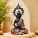 Copper & Gold Finish Meditating Resin Buddha Idol (13 Inch) - View 4