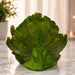 Divine Ganesha with Green Leaf Backdrop Resin Idol (9.5 Inch) - View 4