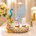 Divine Krishna Hands with Flute & Peacock Resin Idol (9.2 Inch) - View 2