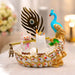 Divine Krishna Hands with Flute & Peacock Resin Idol (9.2 Inch) - View 4