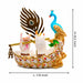 Divine Krishna Hands with Flute & Peacock Resin Idol (9.2 Inch) - View 5