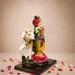 Divine Krishna Playing Flute with Holy Cow Resin Idol (9.5 Inch) - View 3
