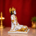 Divine Sitting Hanuman Resin Idol with Intricate Gold Detailing (16 Inch) - View 7