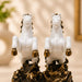 Elegant White Seven Galloping Horses Vastu Resin Showpiece (17.5 Inch) - View 3