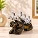 Elegant White Seven Galloping Horses Vastu Resin Showpiece (17.5 Inch) - View 4