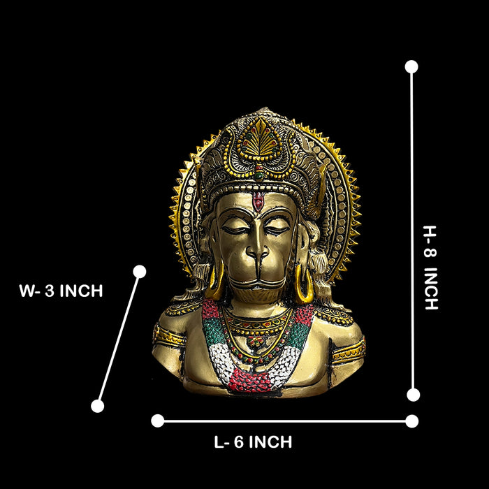 Exquisite Meditating Hanuman Idol – Handcrafted Masterpiece for Spiritual Bliss