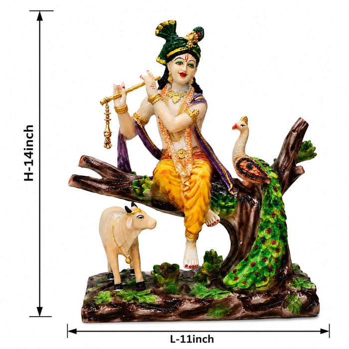 Lord Krishna Resin Idol – 14 Inch