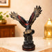 Majestic Red-Winged Eagle on Rock Pedestal Resin Showpiece (11.3 Inch) - View 3