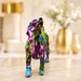 Modern Graffiti Art Standing Dog Resin Sculpture (10 Inch) - View 2