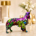 Modern Graffiti Art Standing Dog Resin Sculpture (10 Inch) - View 6