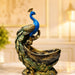 Ornate Peacock with Decorative Bowl Resin Showpiece (11 Inch) - View 3