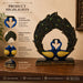Ornate Resin Peacock Couple Showpiece with Gemstone Feathers (11 Inch) - View 4