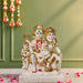 Premium White & Gold Resin Shiv Parivar Idol (9 Inch) - View 5