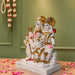 Premium White & Gold Resin Shiv Parivar Idol (9 Inch) - View 6