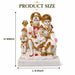 Premium White & Gold Resin Shiv Parivar Idol (9 Inch) - View 7