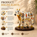 Sacred Kamdhenu Cow & Calf Gau Mata Resin Idol (8 Inch) - View 3
