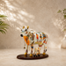 Sacred Kamdhenu Cow & Calf Gau Mata Resin Idol (8 Inch) - View 7
