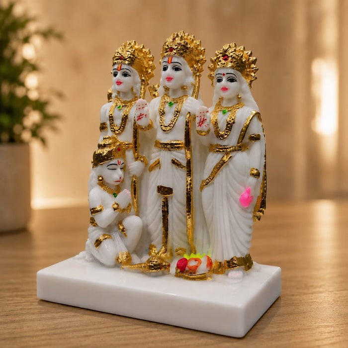 Sacred Ram Darbar Family Resin Statue Set (8 Inch) - View 2