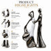 Modern Abstract Silver & White Porcelain Dancing Couple Sculpture (12 Inch) - Shot 5