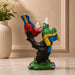 High-resolution craftsmanship detail shot displaying intricate ornamental work on Vibrant Twin Parrots on Branch Resin Figurine (8 Inch)