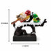 Winter Scene Colorful Birds on Snow Branch Resin Figurine (6.5 Inch) - View 7